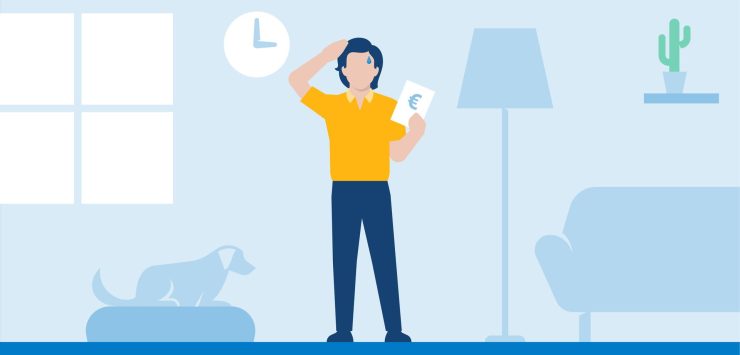 Tekening met de honden in het haar