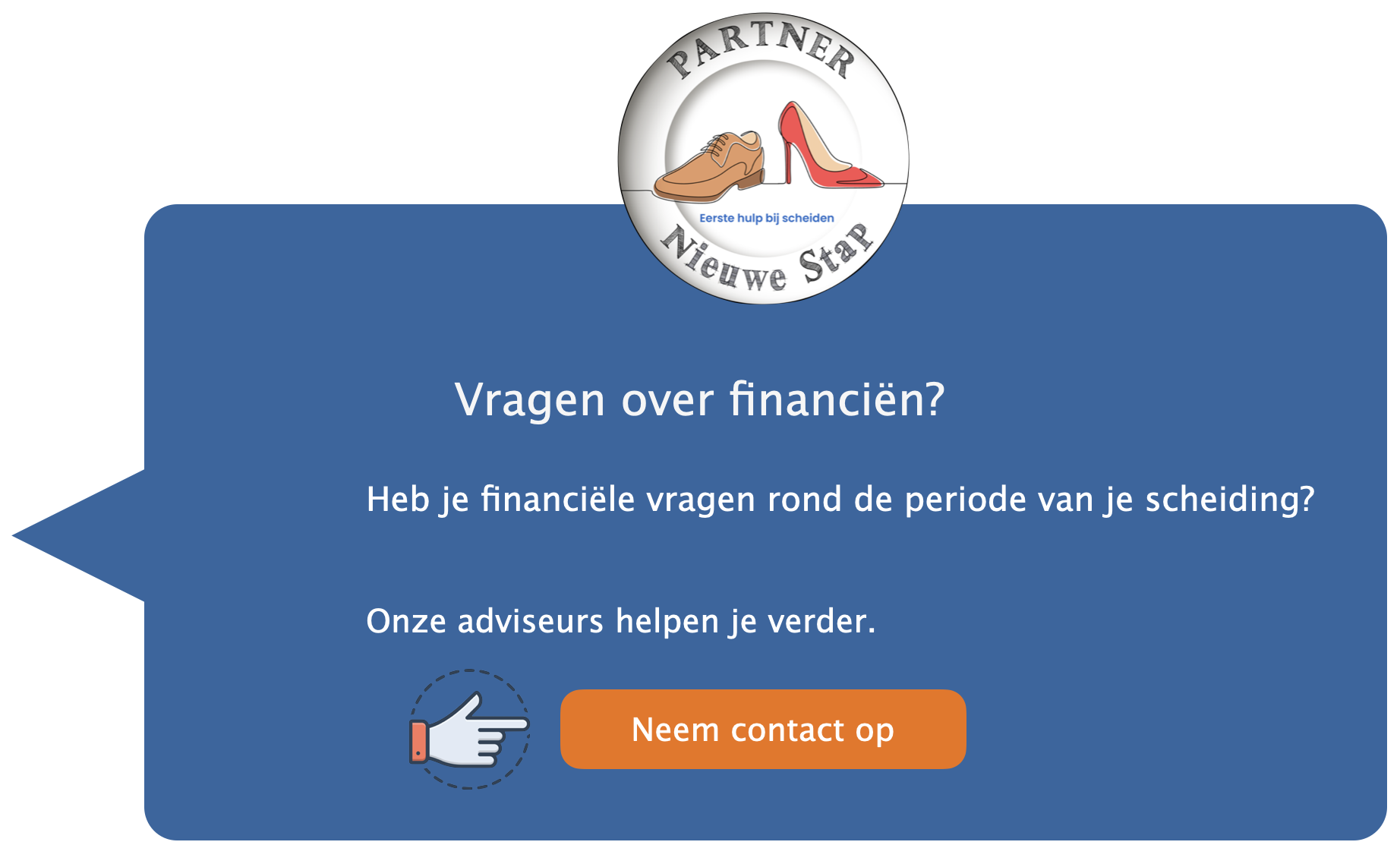 vraag stellen over financiën bij scheiding